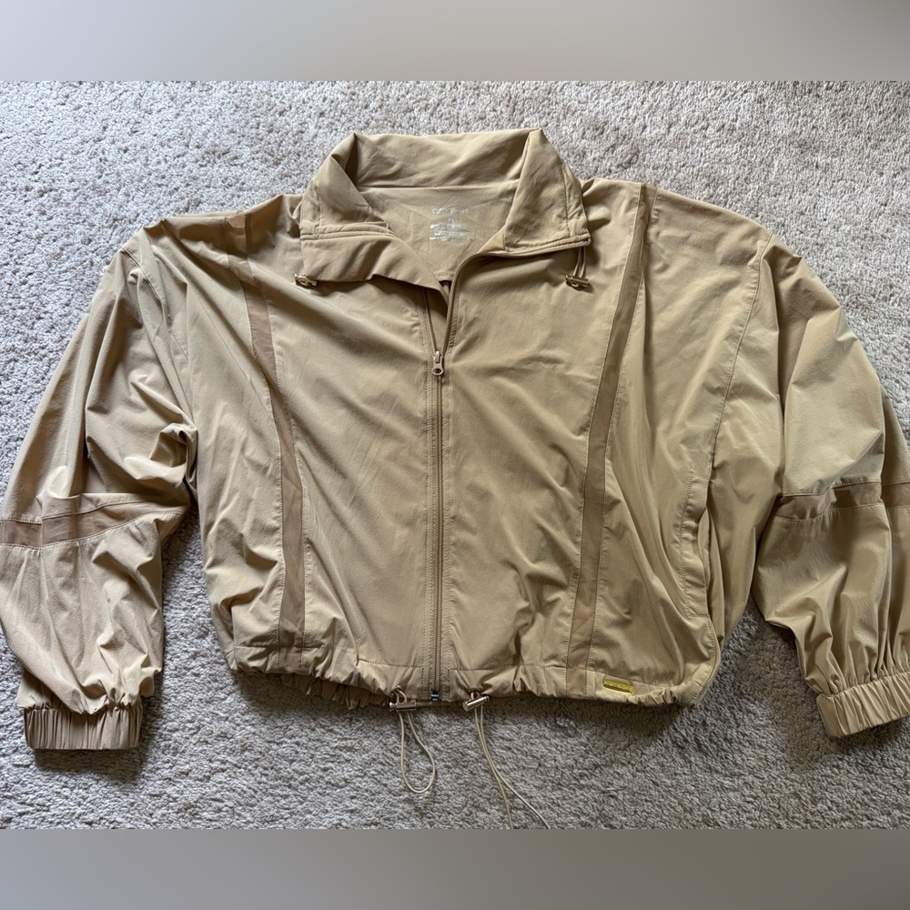 Cleo Harper Tan Zip-Up Jacket